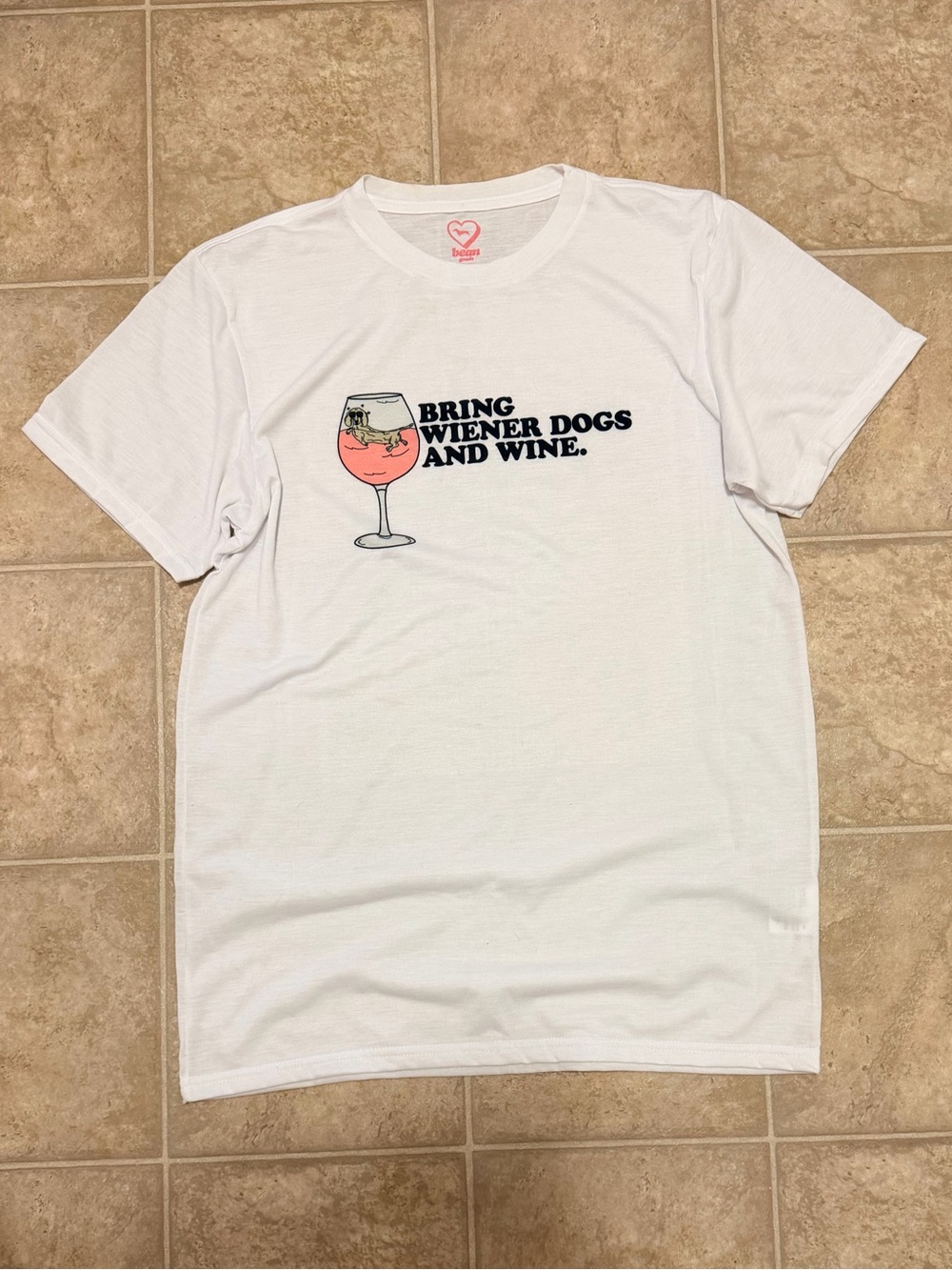 Bring Wiener Dogs And Wine Beangoods Tee